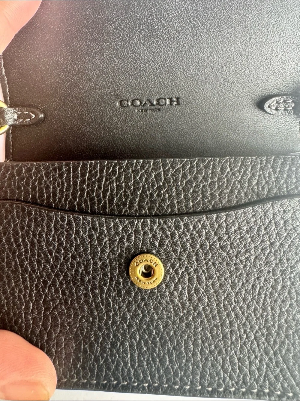 Coach Essential Half Flap Card Case - Picture 6 of 8